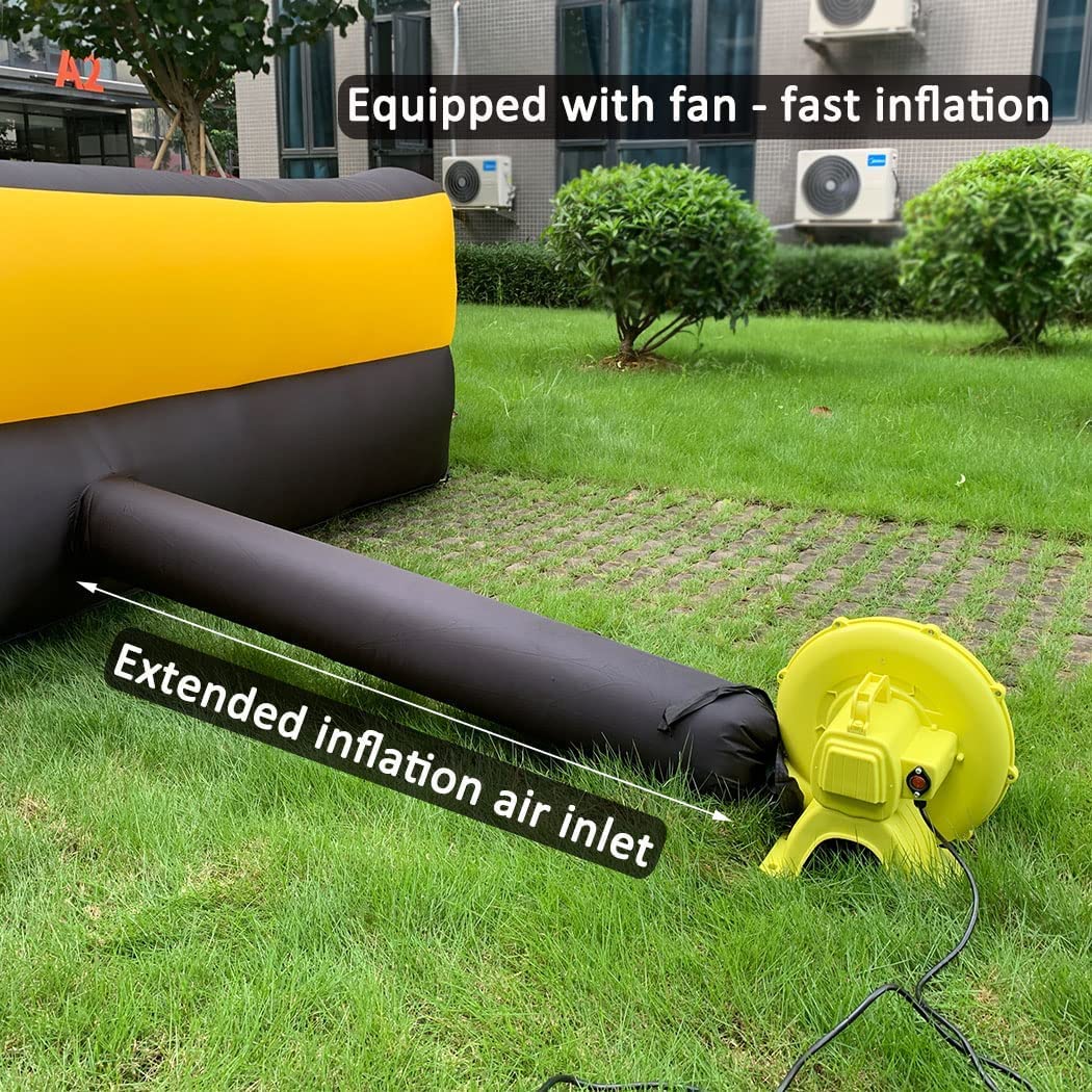 Inflatable Gaga Ball Pit 26FT Portable Gaga Ball Pit Inflatable with Blower for Indoor Outdoor School Family Activities