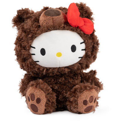 GUND Sanrio Hello Kitty Philbin 6” Plush Toy in Teddy Bear Outfit; Ages 1+