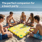 PCTOMU Floating Mahjong Table for Pool, Double Side Float Board with Playing Cards for Mahjong Poker Scrabble Dominoes Card Games Pool Mahjong