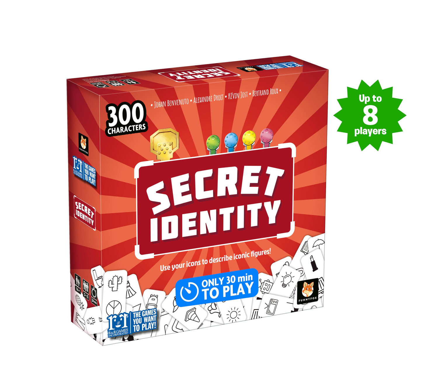 R&R Games Secret Identity, Perfect Party Game for Adults and Kids, Ideal for Family Night