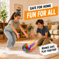The House Ball - The Original Soft and Safe Indoor Soccer Ball Size 4 - Created for Inside Your Home and Yard - Won't Scuff Your Walls - Realistic