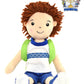 Funukkah Hanukkah Boy Doll and Illustrated Book