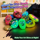 Pinwheel Crafts Glow in the Dark Rock Painting Kit with Interactive AR Storybook - 128pc Arts & Crafts Set for Kids - Augmented Reality Educational