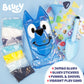 Bluey Jumbo Sand Art, Reusable Bluey Toys, Fill with Sand or Water, Includes Waterproof Bluey Doll, Kids Shovel and Funnel, Fun Sensory Toys for Kids