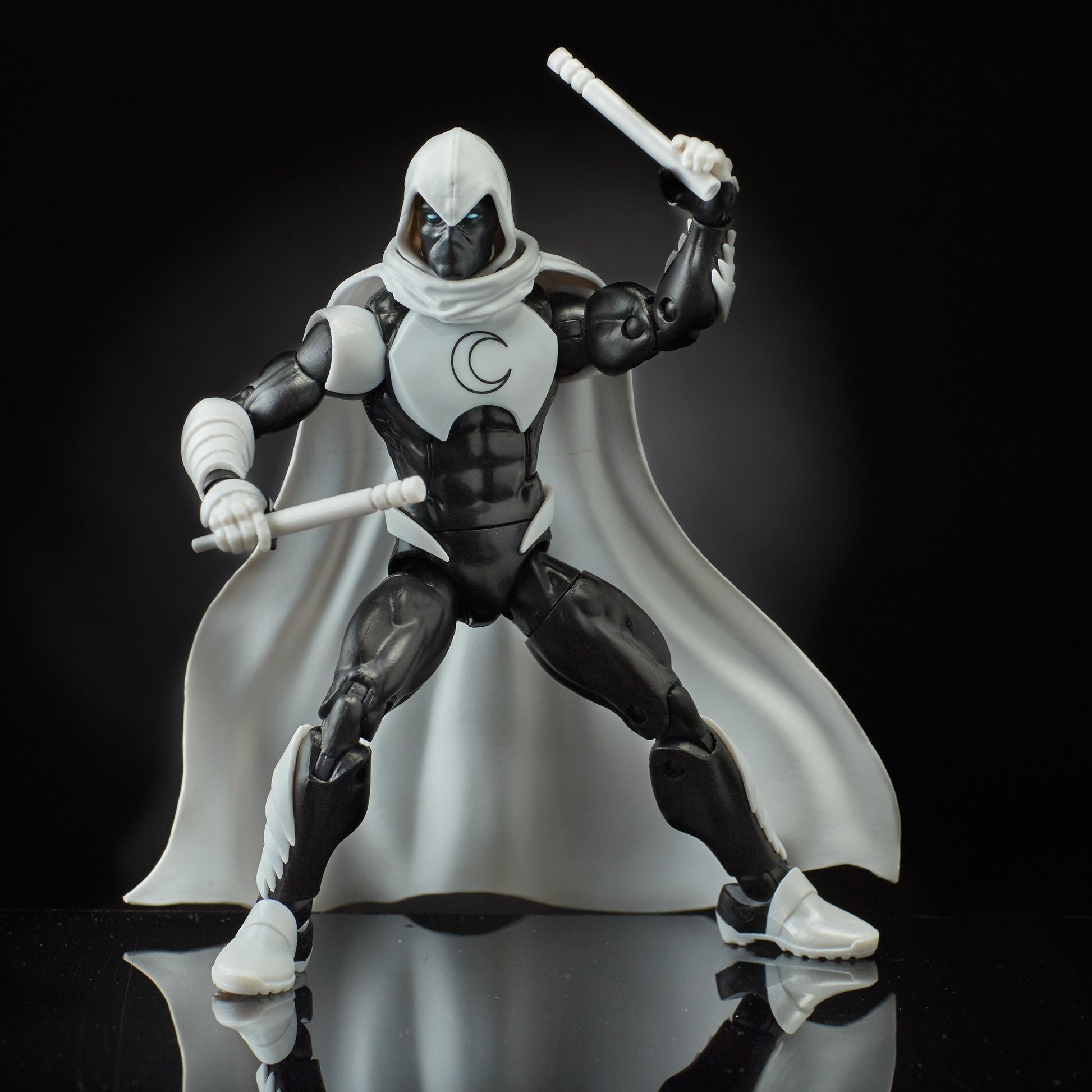 Marvel Legends Spider-Man Moon Knight Action Figure (Build Vulture's Flight Gear), 6 Inches