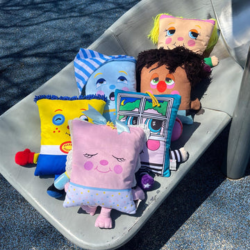 Pillow People: PJ Sandman Plush - 2-in-1 Toy & Pillow, 80's Nostalgic Plush Pal Reimagined, Soft Stuffed Rectangular Character, Cozy Nap & Play Design