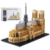 KLMEi World Famous Architecture Micro Building Blocks Set Notre Dame De Paris 7380 PCS, Creative DIY Big Model Kit for Adults or Teens Ages of 14+