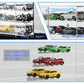 YYDS Model Car Display Case for Toy Cars, Matchbox Cars,1/64 Scale Diecast Display Case,Wall Mount,Mirrored Back,Hot 1/64 Scale Diecast Case for 35