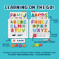 Chuckle & Roar - All About A-B-C's Travel Case - On The Go Learning - Great for Preschoolers - Ages 3 and Up