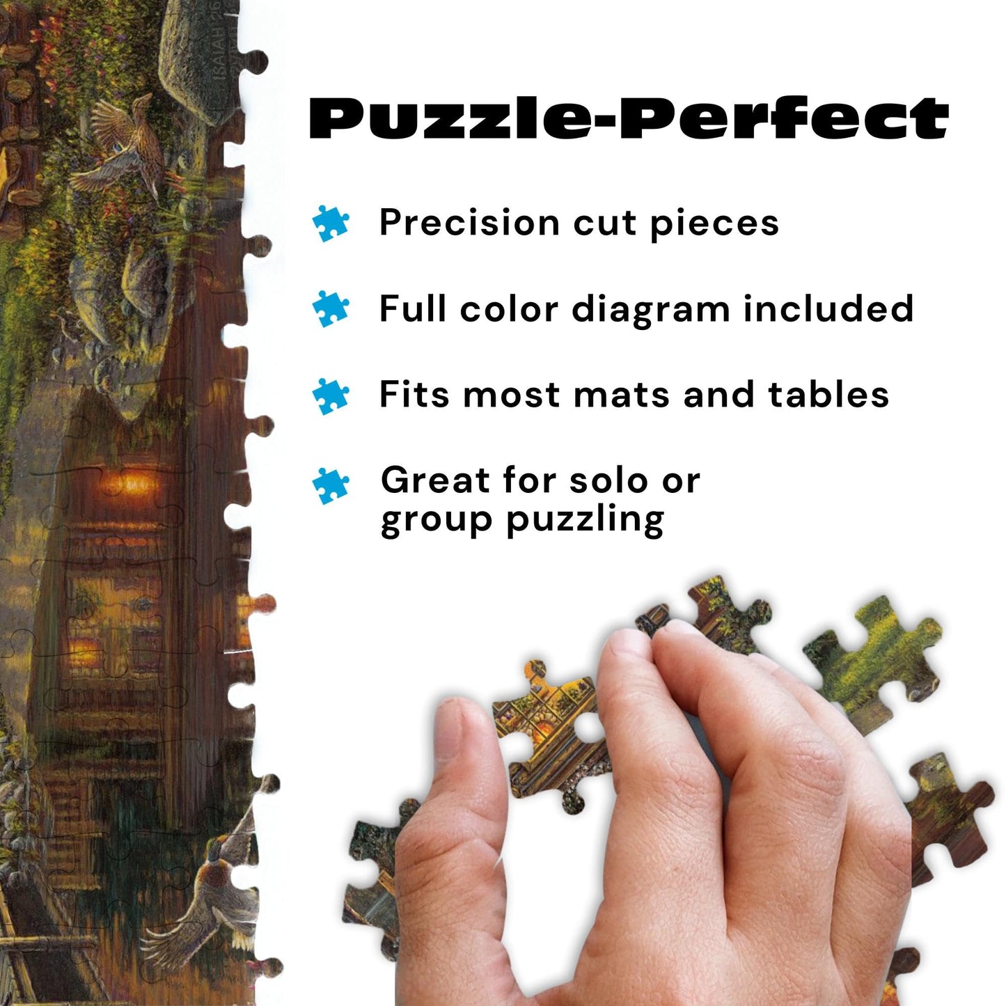 Buffalo Games - Peace Like A River - 300 Large Piece Puzzle for Adults