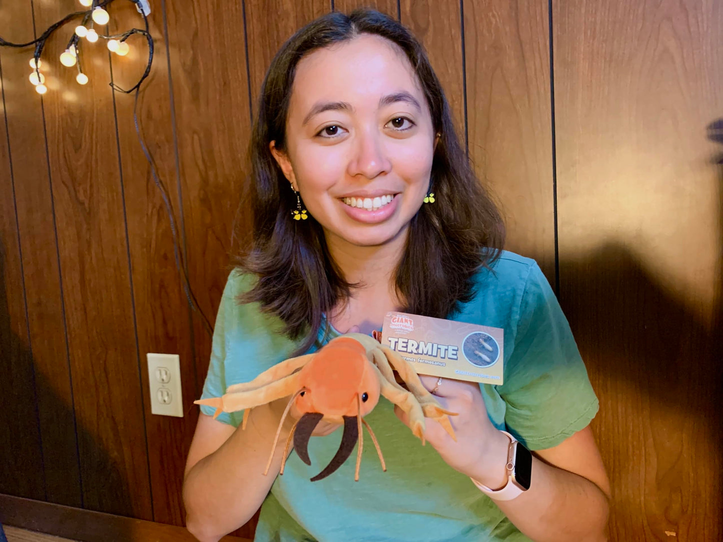 GIANT MICROBES Termite Plush - Learn About This Common Crawler with This Cuddly Plush, Unique Gift for Friends, Family, Educators, Students,