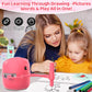 Drawing Robot for Kids with 150 Learning Cards and 17 Colorful Pens, Voice Interactive Educational Smart Art Painting Machine, Step-by-Step Drawing