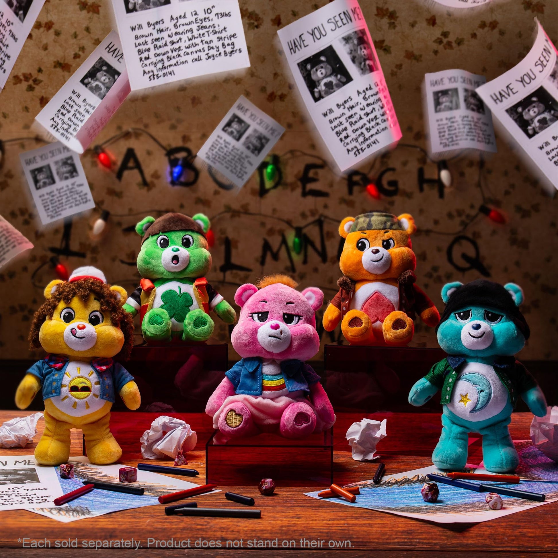 Care Bears x Stranger Things Fun Size Plush - Good Luck Bear as Will