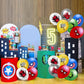 RBJHDRHD 36Pcs Balloons for Super Heroes Birthday Party Supplies, Includes 6 Styles Printed Ideal for Super Cartoon Heroes Party Decorations Favors
