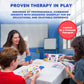 Chitchat Connect Conversation Game | Break the Ice Game for Therapy & Play | Counseling Office Must-Have | Ideal for Therapists & Parents | Build