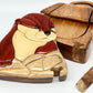South Asian Handicrafts River Otter - All Natural Intarsia Wood Puzzle Box - Handcrafted with Secret Compartment