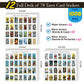 Joyppy Mini Tarot Stickers for Journaling - 1008 PCS Tarot Card Stickers Based on Rider Waite Tarot Deck - 1.25" x 0.78" - Clear Printing & Glossy
