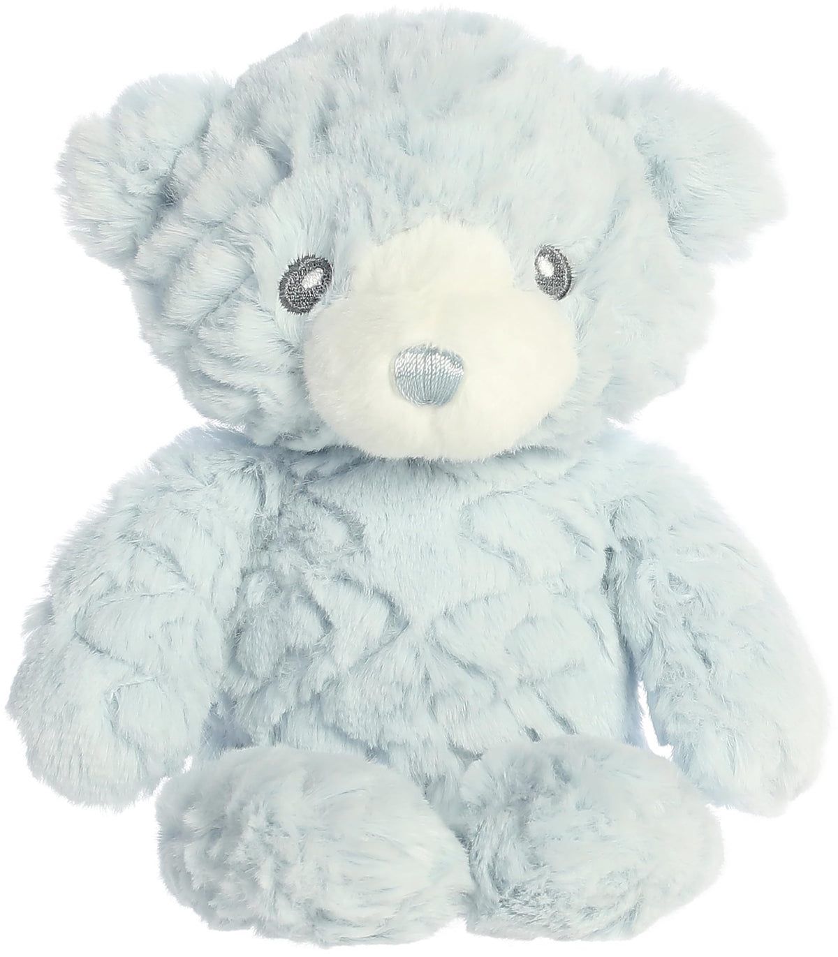 Ebba Huggy Bear 7" Blue Snuggly Baby Stuffed Animal