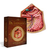 Genius Games Human Abdomen Anatomy Jigsaw Puzzle | Dr Livingston's Unique Shaped Science Puzzles, Accurate Medical Illustrations of the Body, Organs