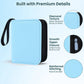 Mini Trading Card Binder Album, 1 Pocket Card Binder with 20 Double-Sided Pages 40 Pockets, Side Loading Small Card Binder for Trading Cards, Single