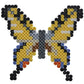 Hama Beads DYI - Butterflies | Mosaic Decoration Arts & Craft for Creative Children Ages 5+, Small