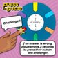 Buffalo Games - Press to Guess - Category Guessing Game - Electronic Game Board for Up to 6 Players - Guess and Challenge Guesses - Ages 8 and Up