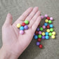 Yoeevi 90PCS Game Replacement Marbles Balls,9/16 inch(14mm) Plastic Balls for Chinese Checkers Marble Run Marbles Game Hungry Hungry Hippos(Green)
