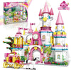 KOJAYHOL Castle STEM Building Toys for Girls Ages 6-12 Years Old, 1000PCS Building Sets for Girls & Boys, Pink Princess Castle Carriage Playset