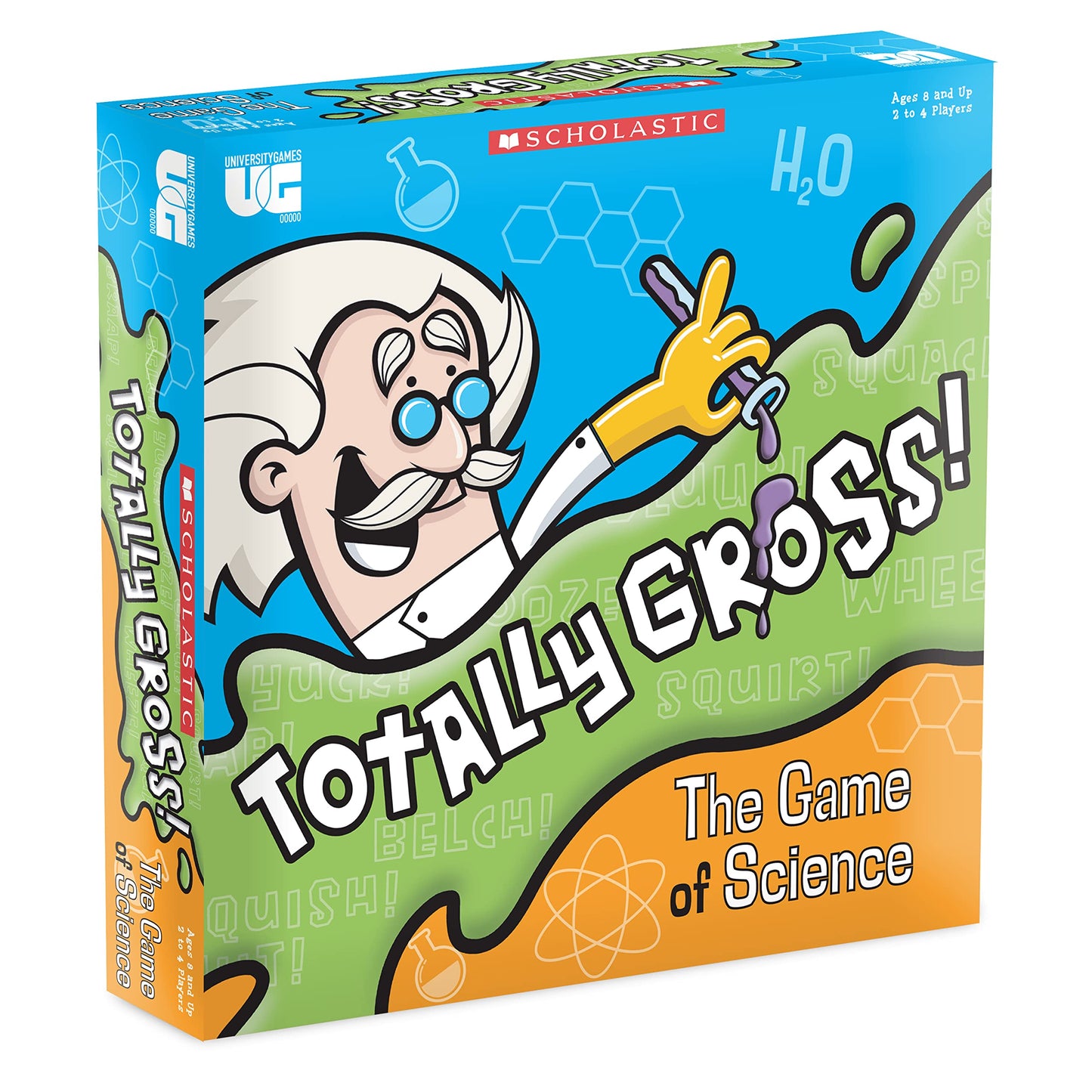 University Games, Scholastic Totally Gross Game of Science Including Real Slime, for 2 to 4 Players Ages 6 and Up