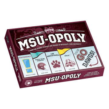 Late for the Sky Mississippi State University Opoly Board Game for 2-6 Players, Ages 12+, College Campus Theme Family Strategy Party Game
