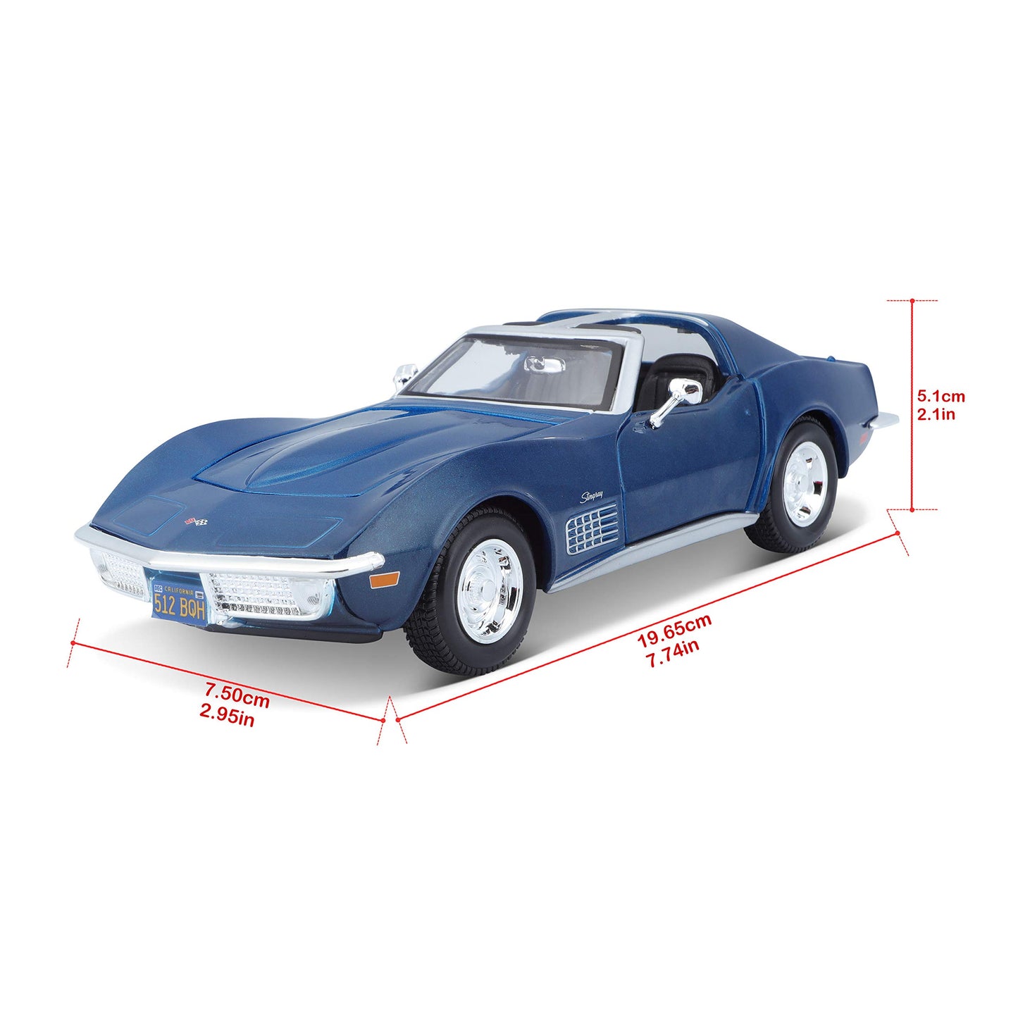 Maisto 1:24 Special Edition 1970 Chevrolet Corvette - Blue