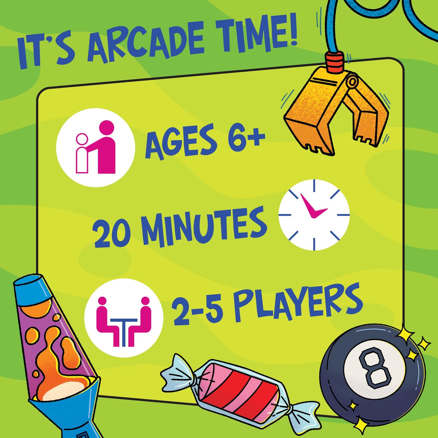 MindWare Eyes on The Prize Game - Arcade-Themed Trading & Set Collection Card Game for Kids and Families - Earn and Trade Prize Tokens to Win