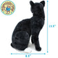 TigerHart Tate The Tuxedo Cat - 14 Inch Stuffed Animal Plush Black and White Kitten