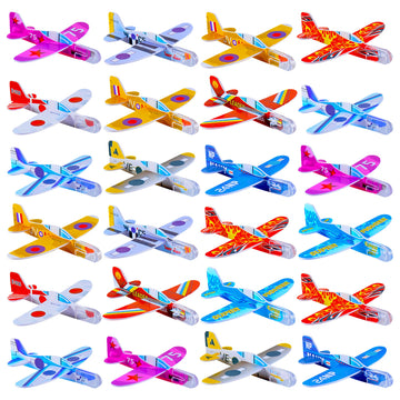 XIPEGPA 60 PCS Glider Planes Bulk Airplane Gliders Toy for Kids Paper Airplane Toys Set for Birthday Party Favor Goodie Bag Stuffers Classroom Prizes