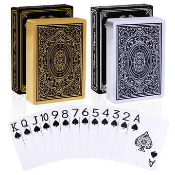 Etyishe Plastic Playing Cards,Waterproof Cards,Deck of Cards,Jumbo Large Print Playing Cards for Adult Senior,Premium Poker Card Set for Fun Pool