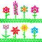 ORB Flower Snaps Interlocking Connecting Toys - 200 Piece Interlocking Building Block STEM Toy for Kids - Flower Shaped Clip Together Building Discs