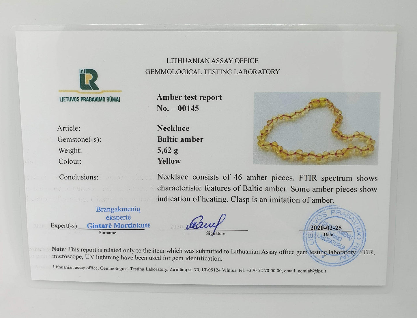 Genuine Amber Necklace from Baltic Sea Made with Polished Cherry Rose Quartz and Amethyst 34 cm (13.4 Inches)