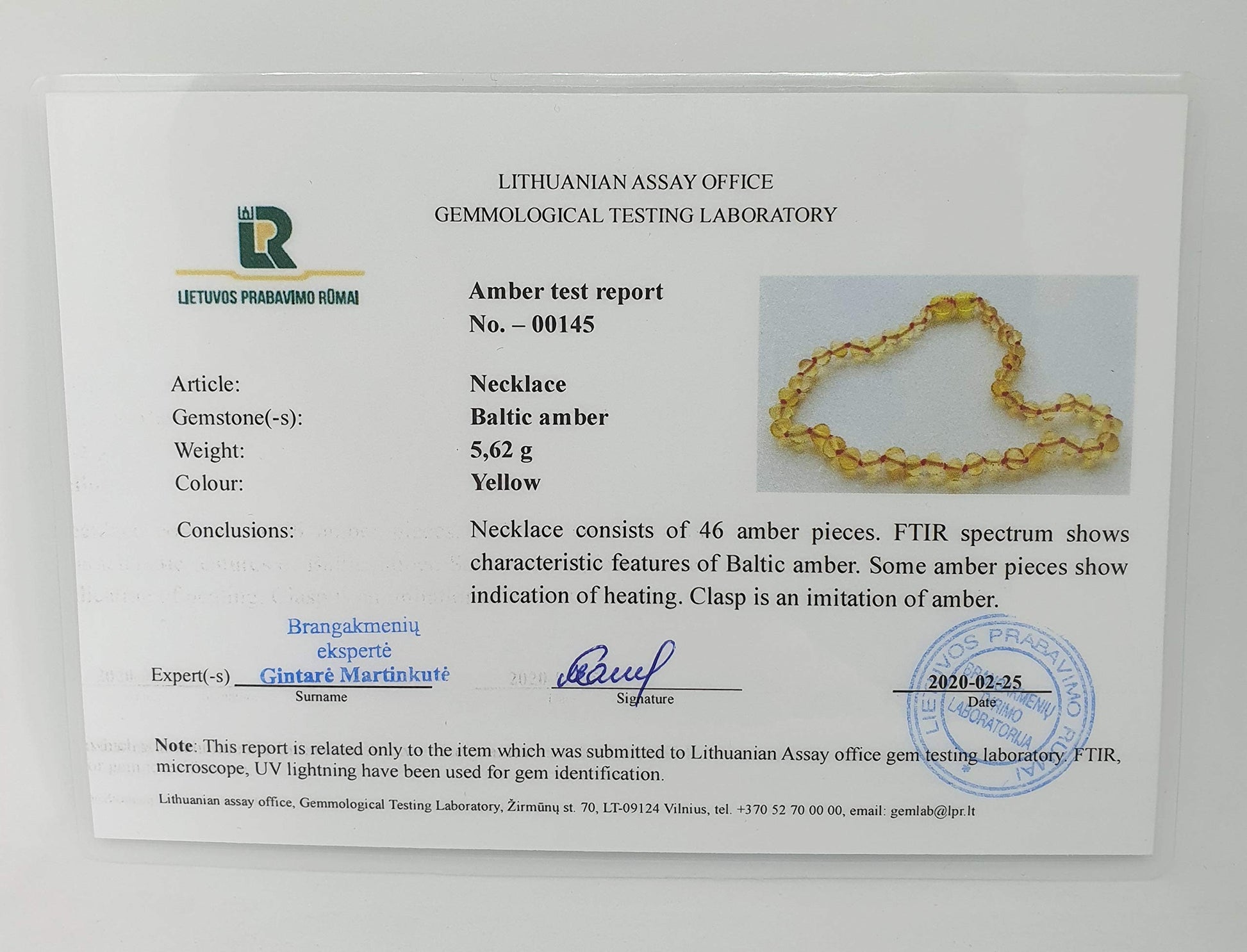 Genuine Amber Necklace from Baltic Sea Made with Polished Cherry Rose Quartz and Amethyst 34 cm (13.4 Inches)