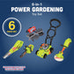 CP Toys by Constructive Playthings 6-Piece Pretend Power Gardening Tool Set