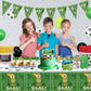4 Pack Soccer Party Tablecloths Soccer Birthday Decorations Plastic Disposable Sports Theme Party Table Covers Soccer Theme Table Cloth for Rectangle