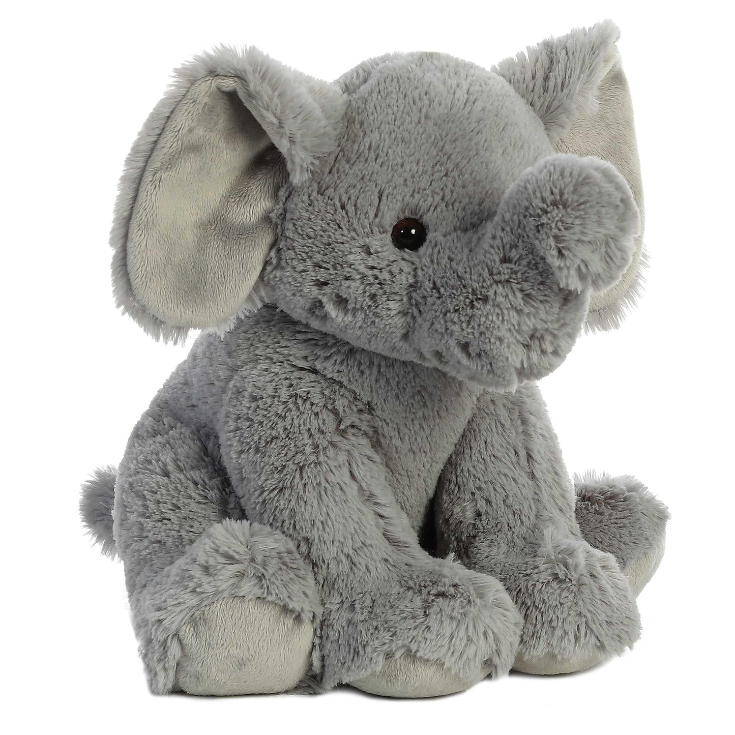 Aurora® Cuddly Elephant Stuffed Animal - Cozy Comfort - Endless Snuggles - Gray 14 Inches
