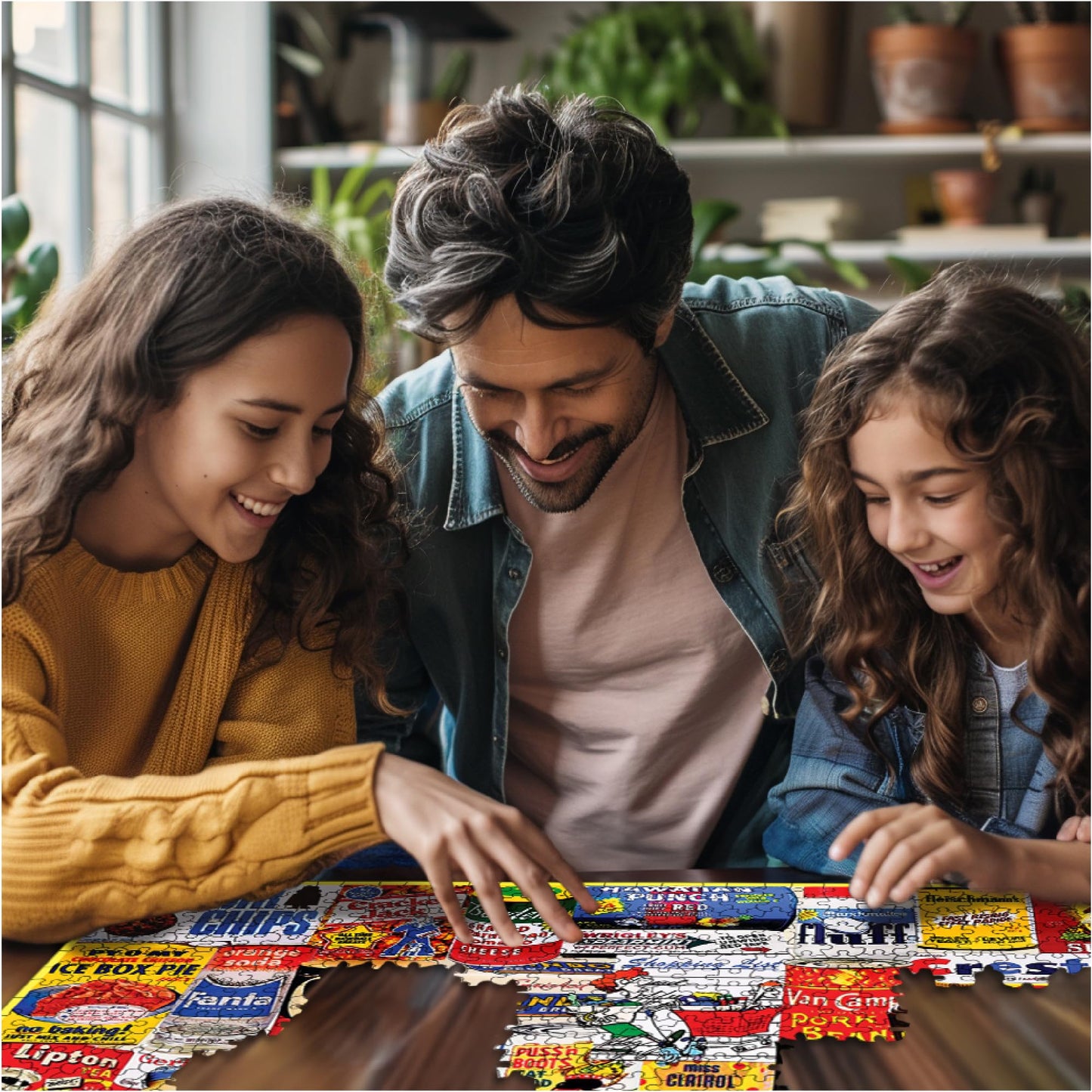 White Mountain 1000 Piece Jigsaw Puzzle, Mom's Shopping List
