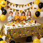 Inspireyee 4 Pack Construction Happy Birthday Tablecloth Dump Truck Birthday Table Covers Tractor Plastic Tablecloth Construction Themed Birthday