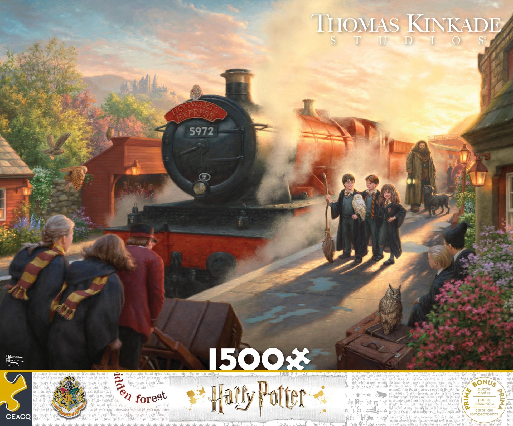 Ceaco - Harry Potter Hogwarts Express - 1500 Piece Jigsaw Puzzle for Adults