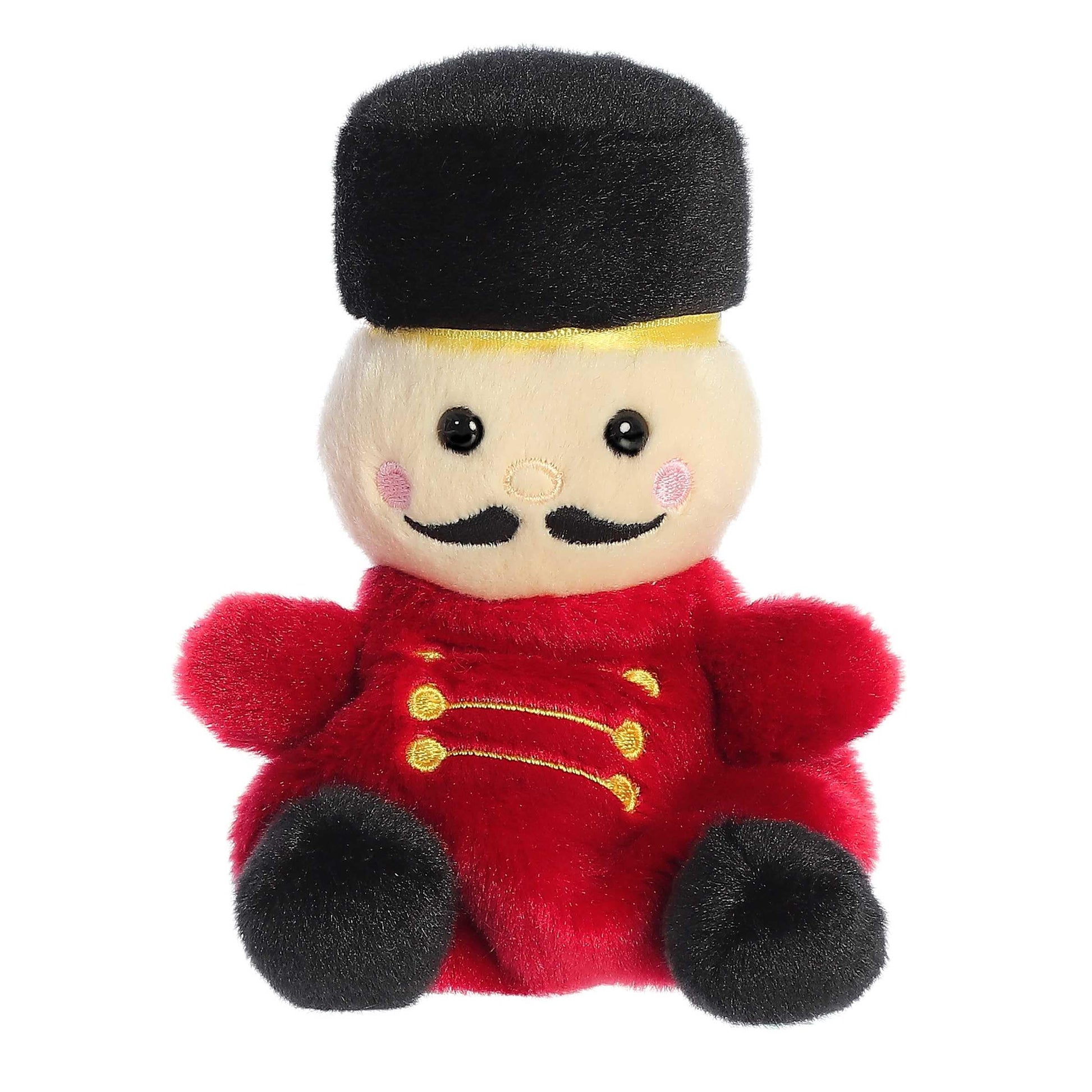Aurora® Adorable Palm Pals™ Marius Nutcracker™ Stuffed Animal - Pocket-Sized Fun - On-The-Go Play - Red 5 Inches