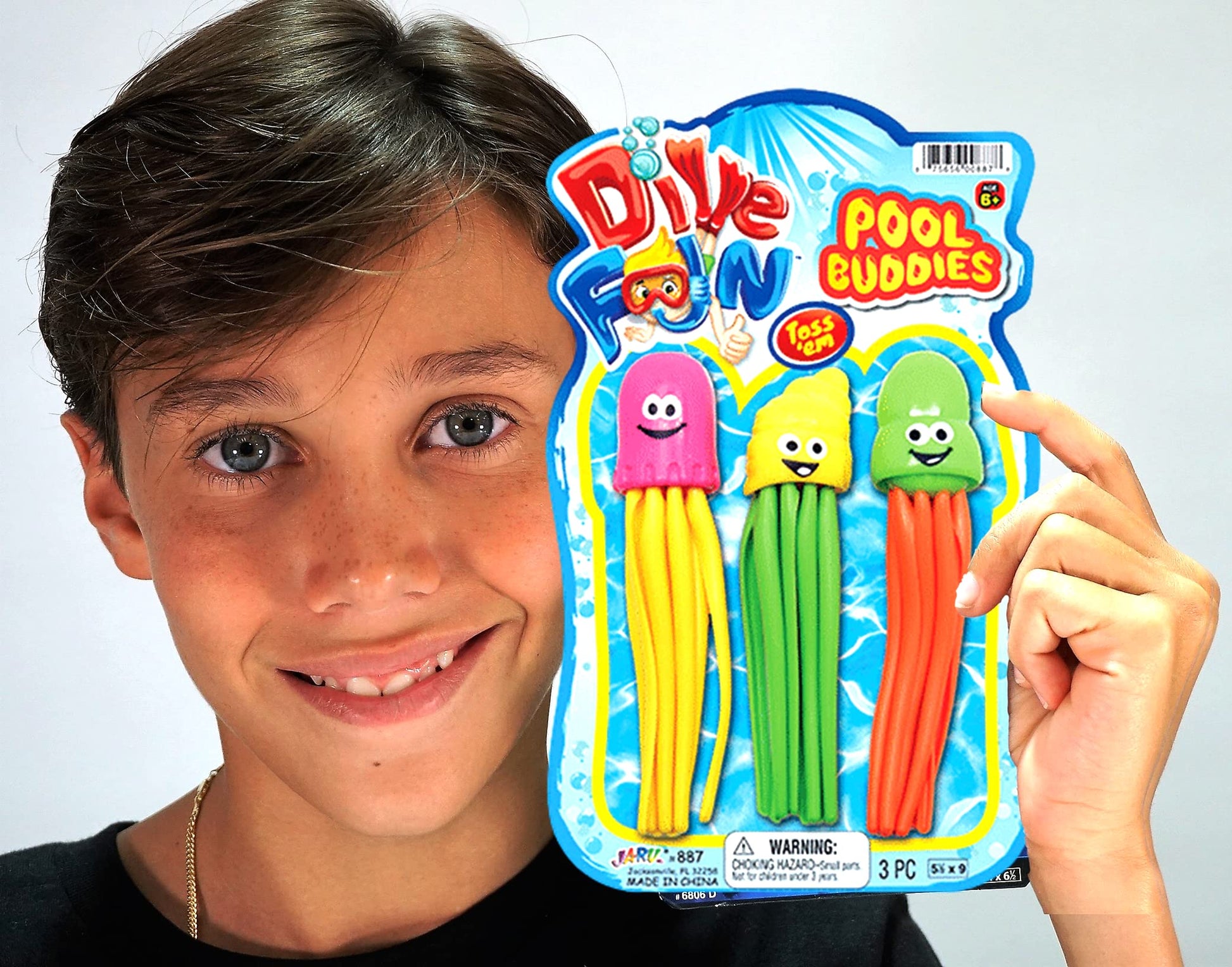 JA-RU Dive Fun Pool Buddies Diving Toy Set 887-1A