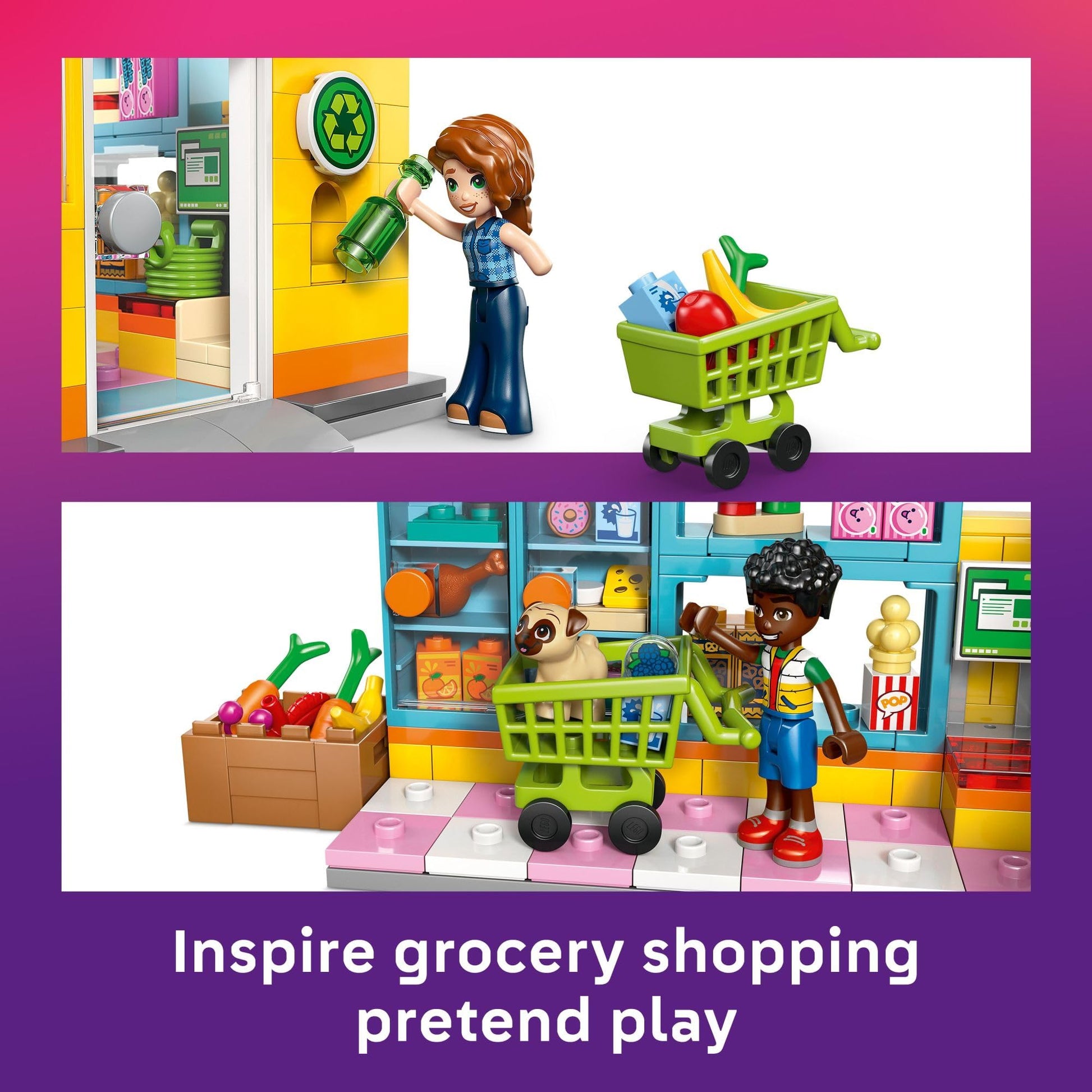 LEGO Friends Heartlake City Convenience Store Building Toy for Girls & Boys - Pretend Play Set for Kids, Ages 5+ - W/Autumn & Zac Minidolls, 1 Toy