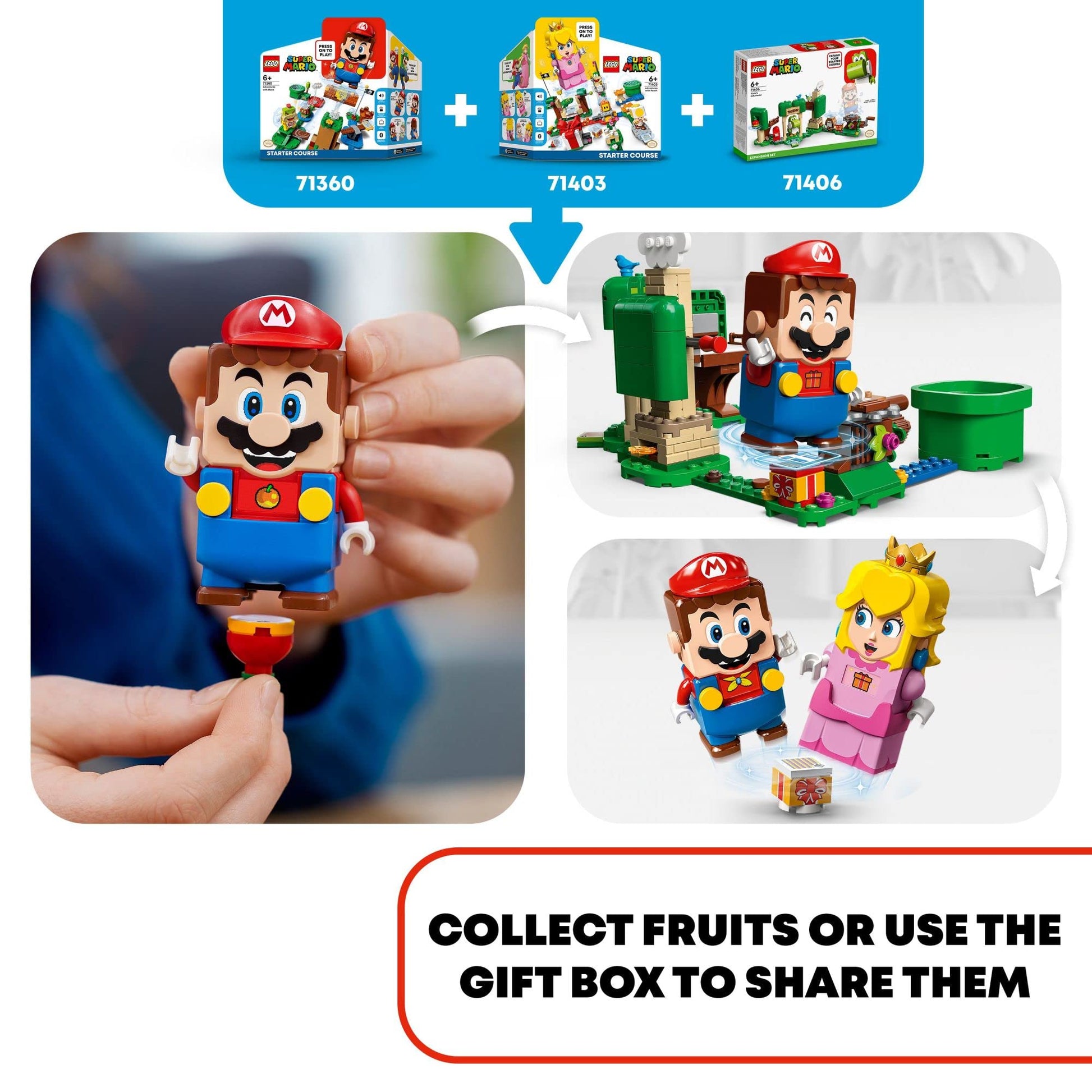 LEGO Super Mario Yoshi's Gift House Expansion Building Toy Set 71406 - Featuring Iconic Yoshi and Monty Mole Figures, Great Gift for Boys, Girls,