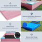 BELLEZE Wooden Sandbox, 49x39in Kids Sand Pit for Backyard, Outdoor Sandbox with Cover and Bottom Liner, Built-in Corner Seating, Bench Storage, Sand