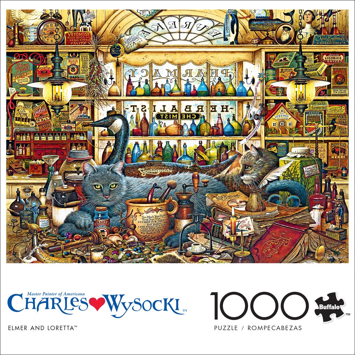 Buffalo Games - Charles Wysocki Elmer and Loretta - 1000 Piece Puzzle